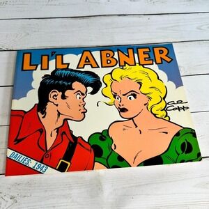 Li'l Abner Dailies 1943 Al Capp Volume 9 Paperback Comic Strips Graphic Novel